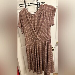 Torrid At The Knee Super Soft Drape Front Skater Dress -Size 1